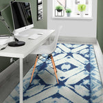 Tie Dye Shibori Pattern Print Area Rug