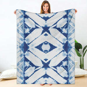 Tie Dye Shibori Pattern Print Blanket