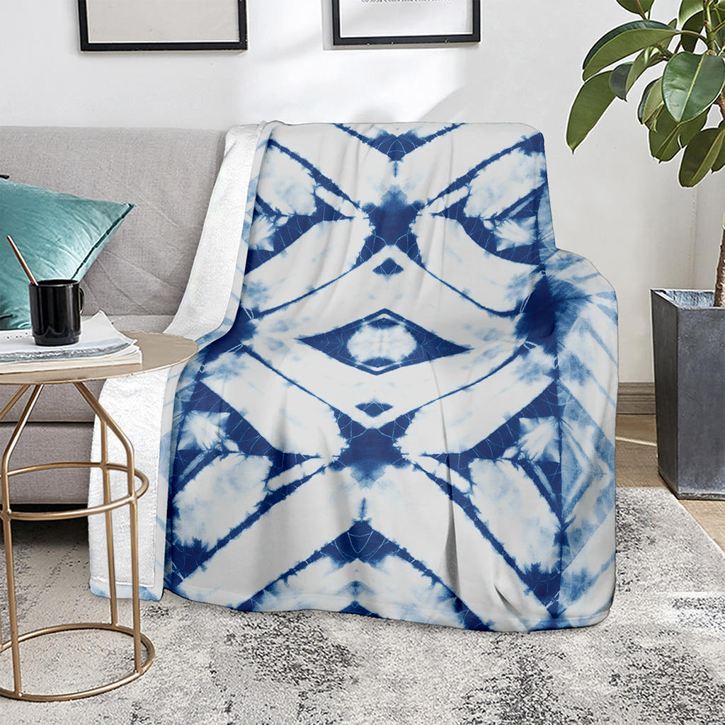 Tie Dye Shibori Pattern Print Blanket