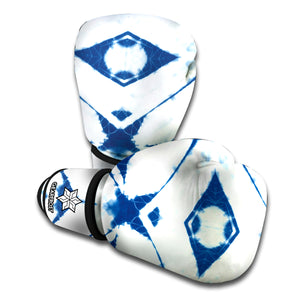 Tie Dye Shibori Pattern Print Boxing Gloves