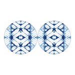 Tie Dye Shibori Pattern Print Car Coasters