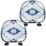 Tie Dye Shibori Pattern Print Car Headrest Covers