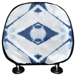 Tie Dye Shibori Pattern Print Car Headrest Covers