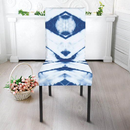 Tie Dye Shibori Pattern Print Dining Chair Slipcover