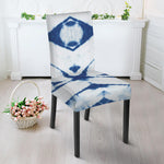 Tie Dye Shibori Pattern Print Dining Chair Slipcover