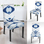 Tie Dye Shibori Pattern Print Dining Chair Slipcover