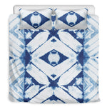 Tie Dye Shibori Pattern Print Duvet Cover Bedding Set