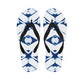 Tie Dye Shibori Pattern Print Flip Flops