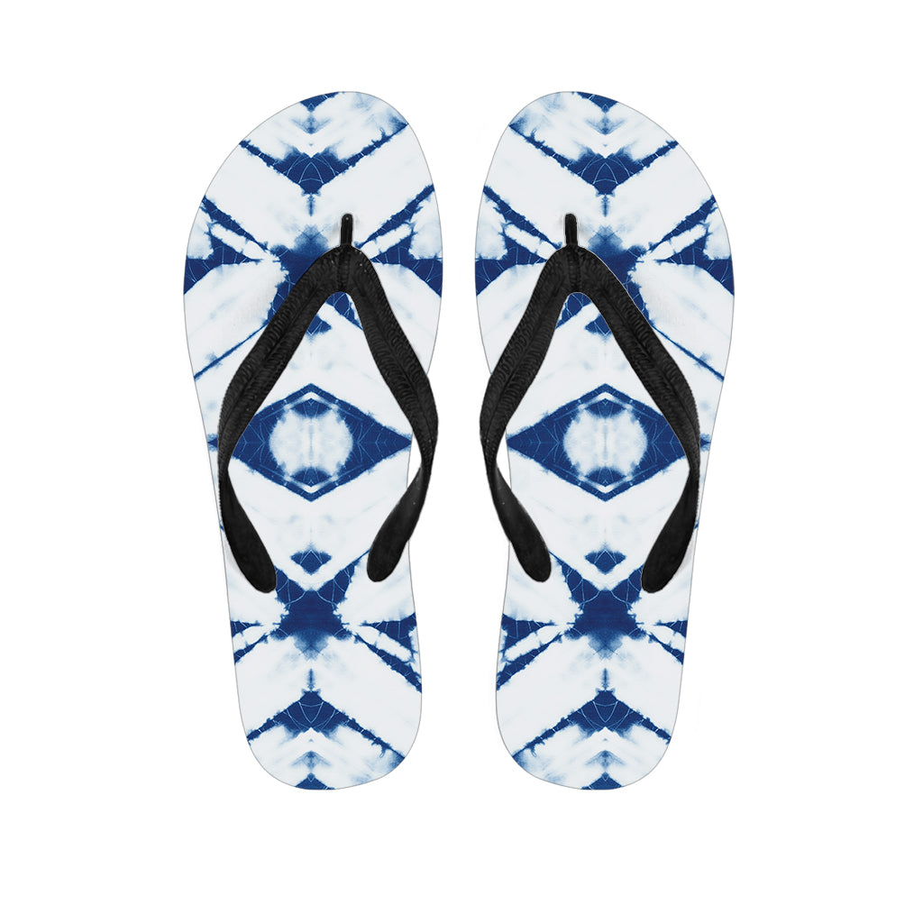 Tie Dye Shibori Pattern Print Flip Flops