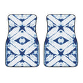 Tie Dye Shibori Pattern Print Front Car Floor Mats