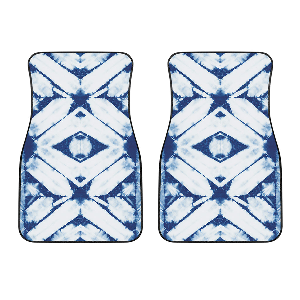 Tie Dye Shibori Pattern Print Front Car Floor Mats