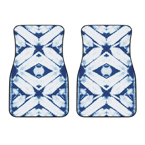 Tie Dye Shibori Pattern Print Front Car Floor Mats