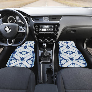 Tie Dye Shibori Pattern Print Front Car Floor Mats