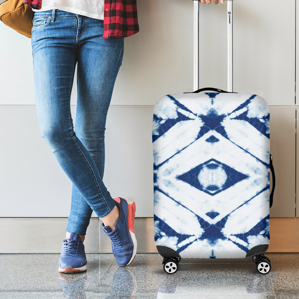 Tie Dye Shibori Pattern Print Luggage Cover