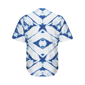 Tie Dye Shibori Pattern Print Men's Baseball Jersey