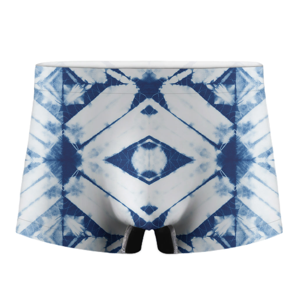 Tie Dye Shibori Pattern Print Men's Boxer Briefs