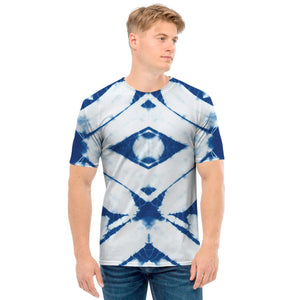 Tie Dye Shibori Pattern Print Men's T-Shirt