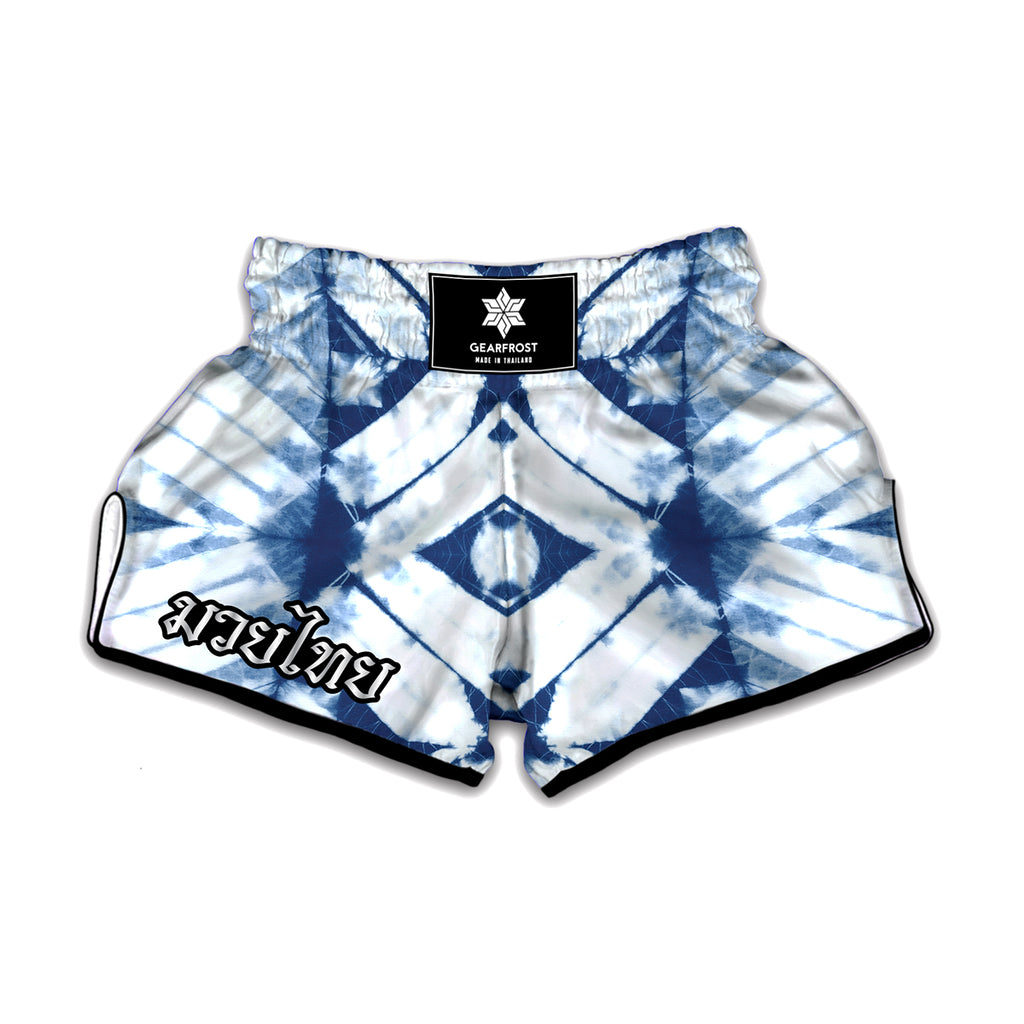 Tie Dye Shibori Pattern Print Muay Thai Boxing Shorts