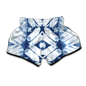 Tie Dye Shibori Pattern Print Muay Thai Boxing Shorts