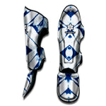 Tie Dye Shibori Pattern Print Muay Thai Shin Guard