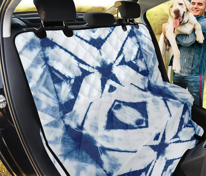 Tie Dye Shibori Pattern Print Pet Car Back Seat Cover