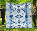 Tie Dye Shibori Pattern Print Quilt