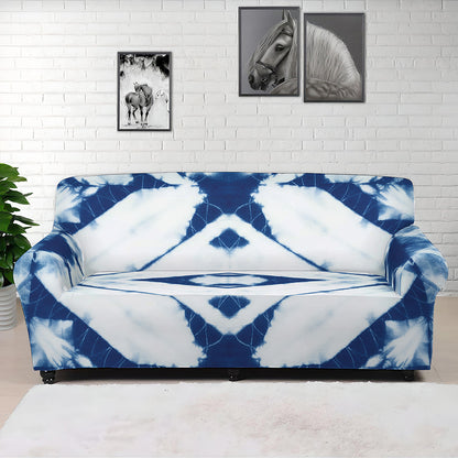 Tie Dye Shibori Pattern Print Sofa Cover