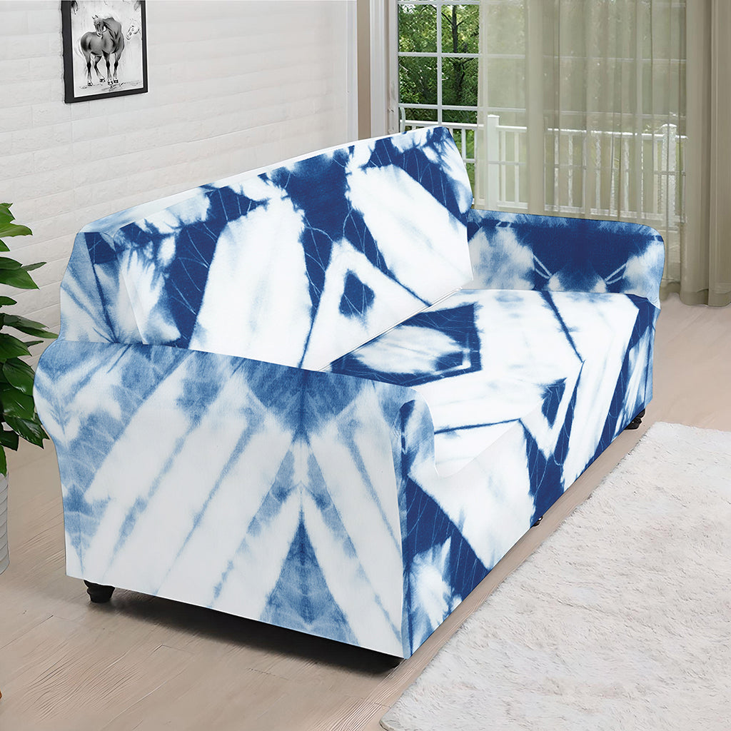 Tie Dye Shibori Pattern Print Sofa Cover
