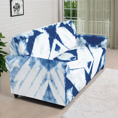 Tie Dye Shibori Pattern Print Sofa Cover