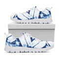 Tie Dye Shibori Pattern Print White Running Shoes