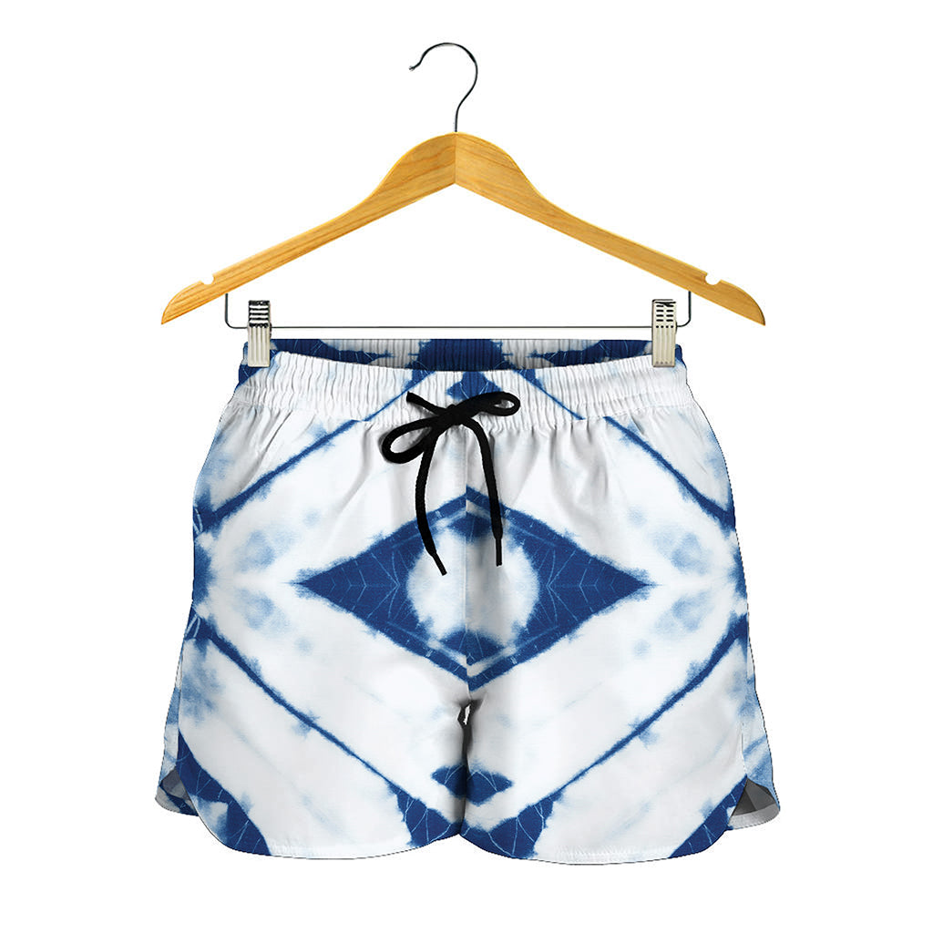 Tie Dye Shibori Pattern Print Women's Shorts