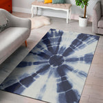 Tie Dye Shibori Print Area Rug