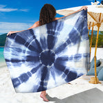 Tie Dye Shibori Print Beach Sarong Wrap