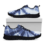 Tie Dye Shibori Print Black Sneakers