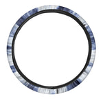 Tie Dye Shibori Print Car Steering Wheel Cover
