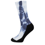 Tie Dye Shibori Print Crew Socks