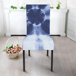 Tie Dye Shibori Print Dining Chair Slipcover