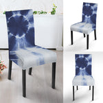 Tie Dye Shibori Print Dining Chair Slipcover