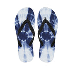 Tie Dye Shibori Print Flip Flops