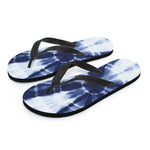 Tie Dye Shibori Print Flip Flops