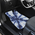 Tie Dye Shibori Print Front and Back Car Floor Mats