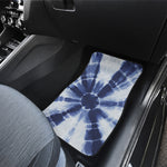 Tie Dye Shibori Print Front and Back Car Floor Mats