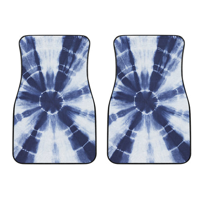 Tie Dye Shibori Print Front Car Floor Mats