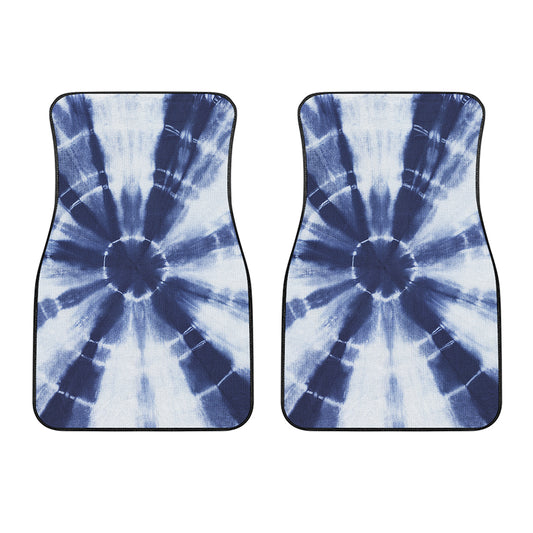 Tie Dye Shibori Print Front Car Floor Mats
