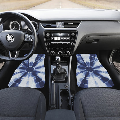 Tie Dye Shibori Print Front Car Floor Mats