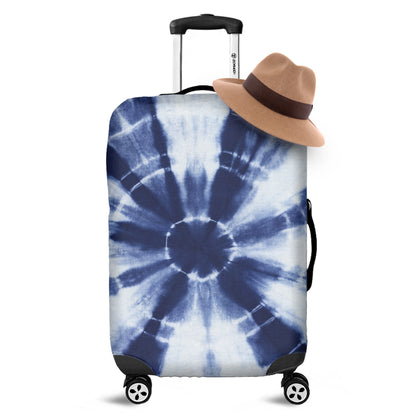 Tie Dye Shibori Print Luggage Cover
