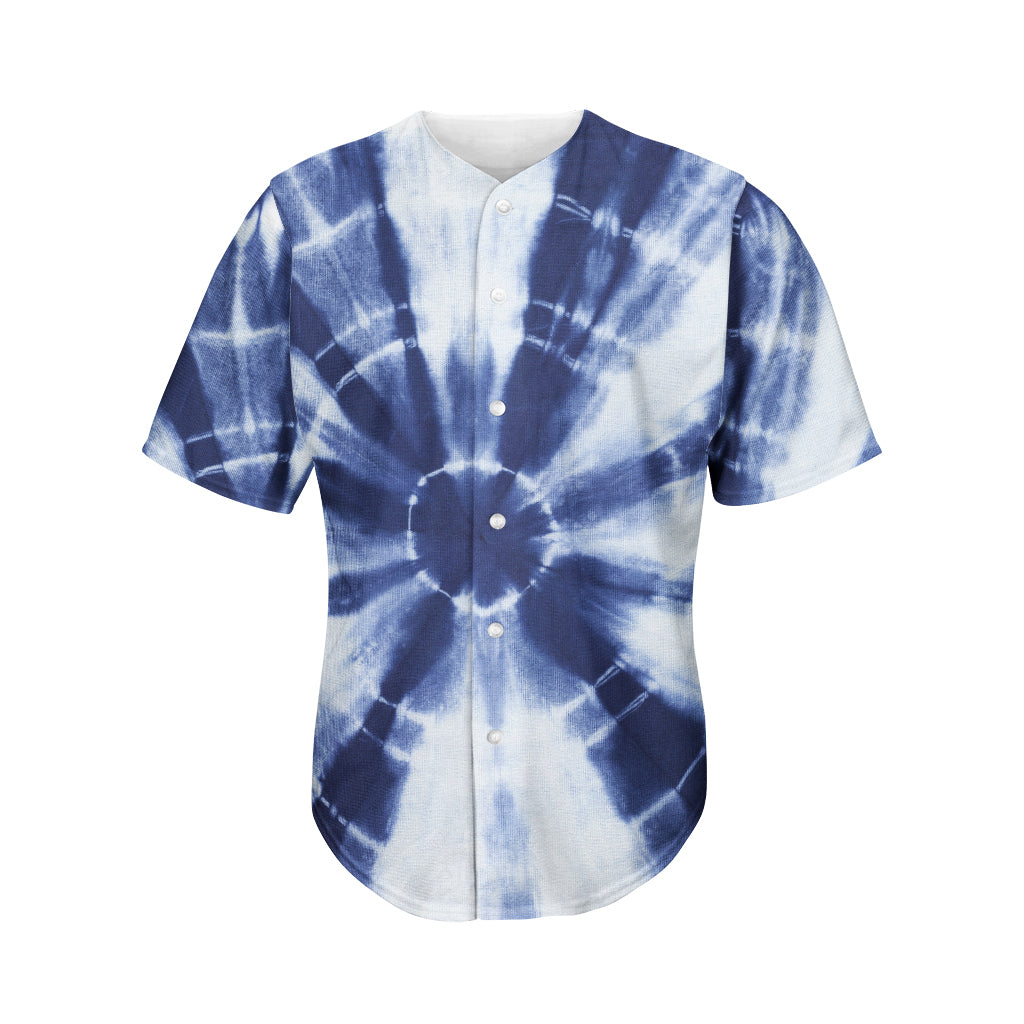 Tie Dye Shibori Print Men's Baseball Jersey