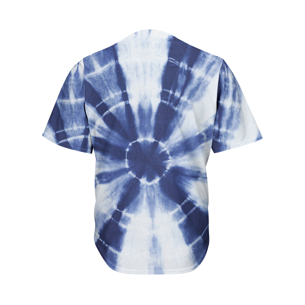 Tie Dye Shibori Print Men's Baseball Jersey