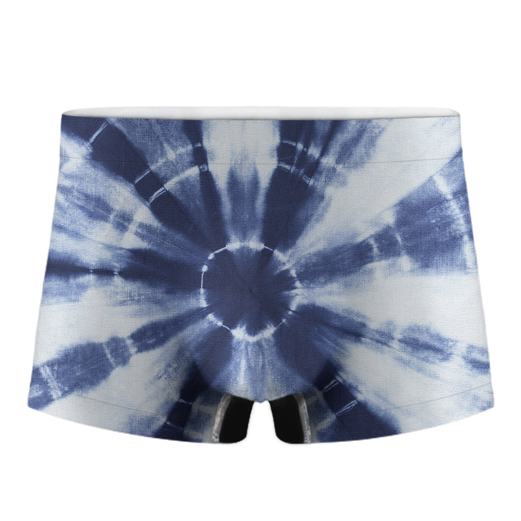 Tie Dye Shibori Print Men's Boxer Briefs