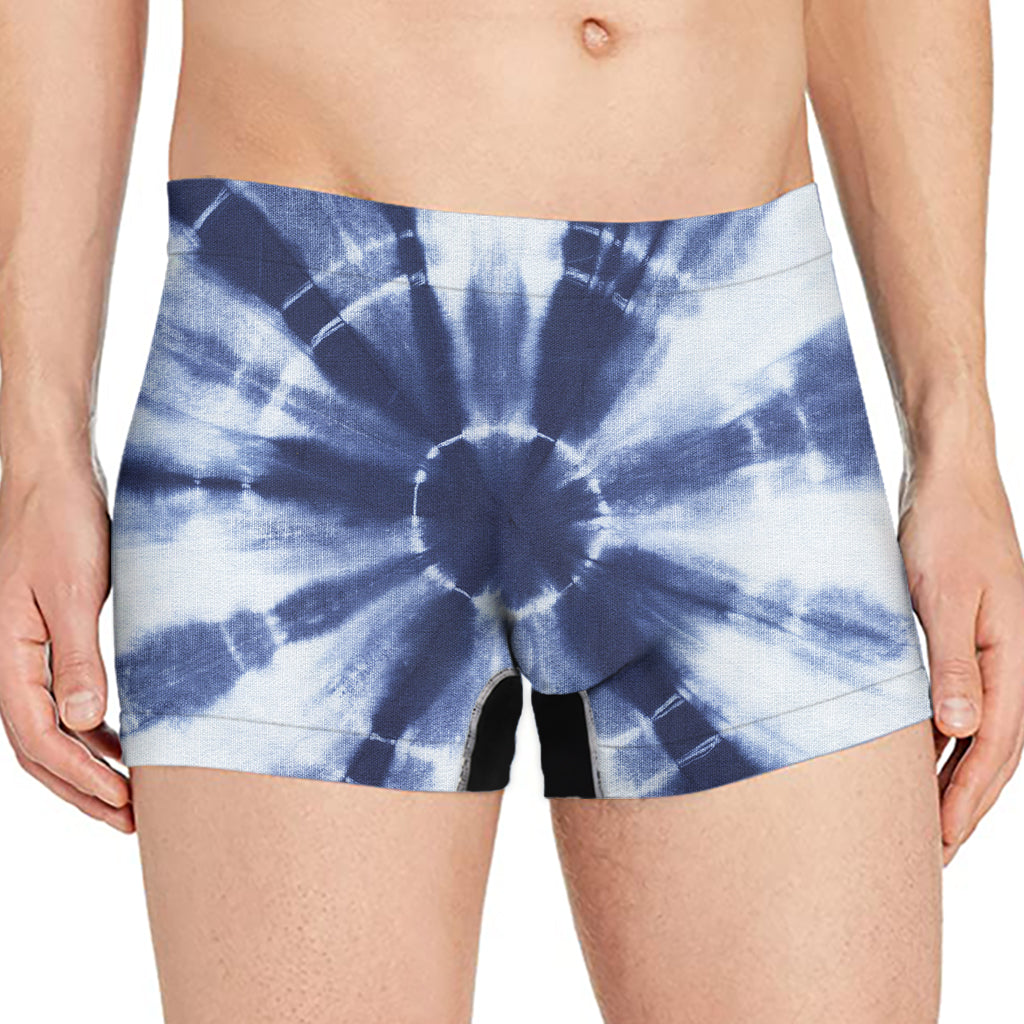Tie Dye Shibori Print Men's Boxer Briefs